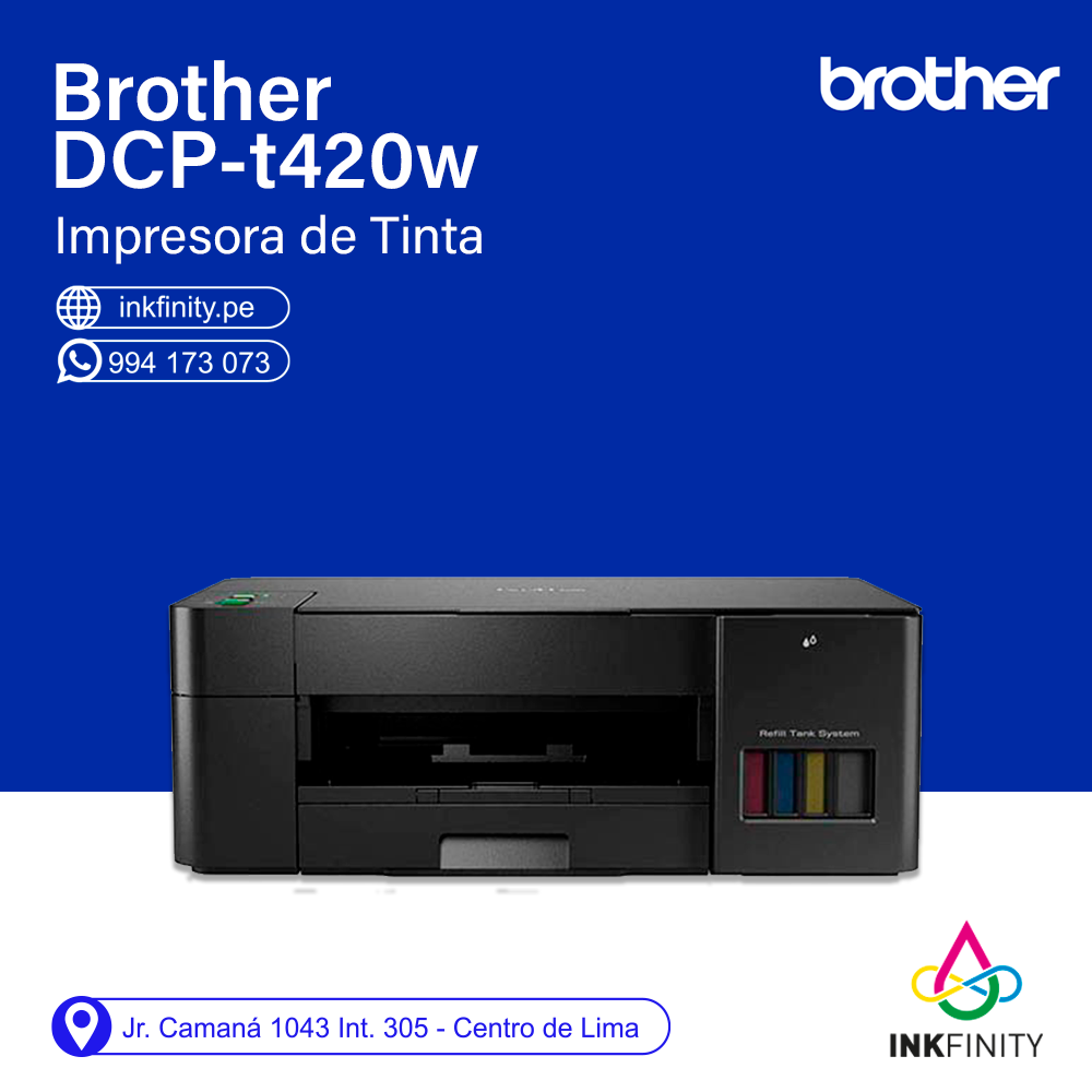 Impresora Brother DCP T420w – Inkfinity