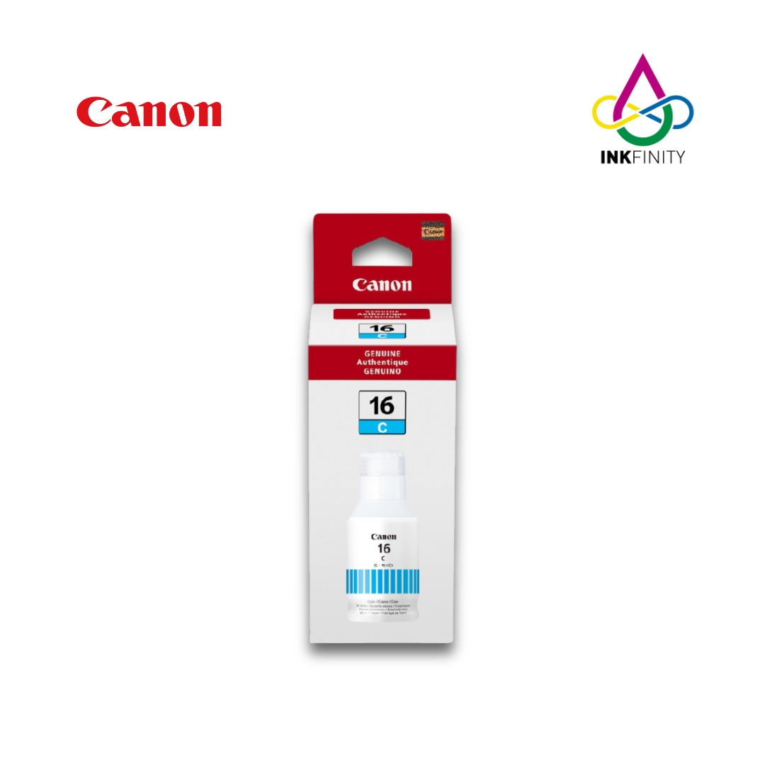 Botella de Tinta Canon GI–16 Cyan
