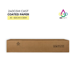 Rollo 240GSM Cast Coated Paper A1