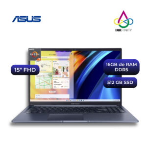 NOTEBOOK ASUS M1502Y, 15.6" FHD LED Backlit-AMD Ryzen 7 7730U-16GB DDR4