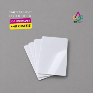 Caja de 240 tarjetas Fotocheck Pvc