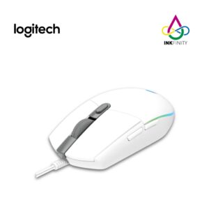 MOUSE LOGITECH G 203 LIGHTSYNC GAMING WHITE (2)