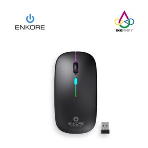 Mouse inalámbrico ENKORE Nitrox 3 Negro, M205 3B BT Wi-Fi