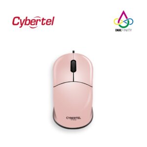 Mouse óptico CYBERTEL Storm Rosa M103P 1000 Dpi