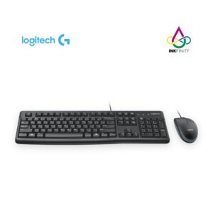 Combo Teclado y Mouse con Cable Logitech MK120 USB