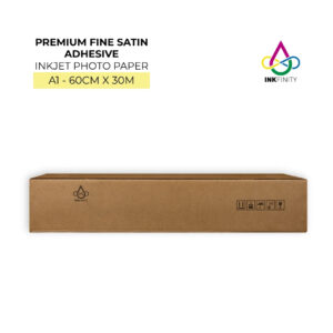 Rollo Premium Fine Satin Adhesive Inkjet Photo Paper A1